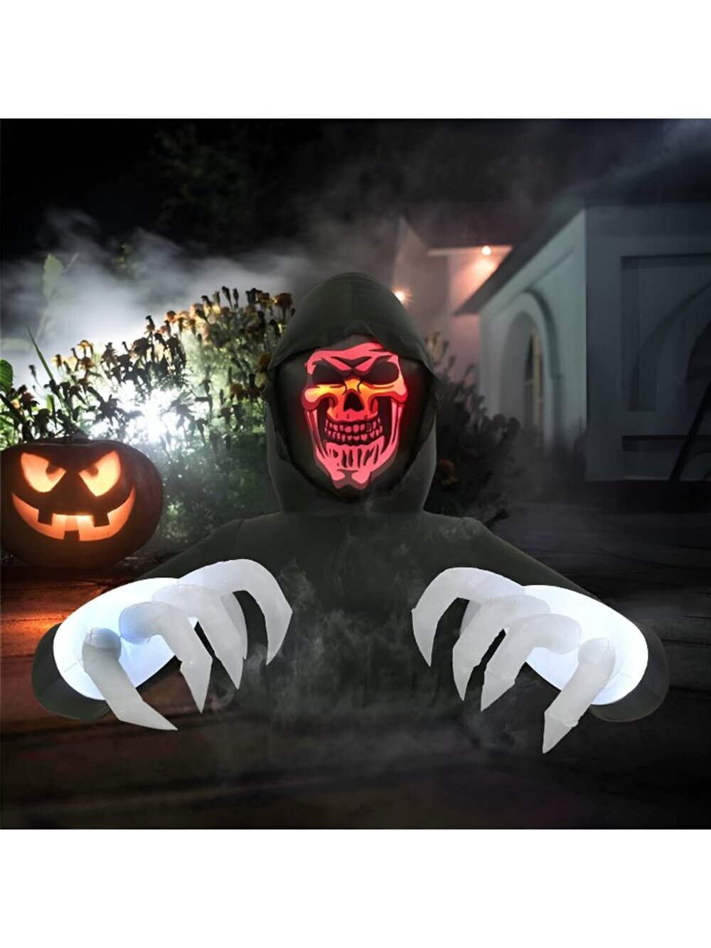 6.8FT Width Inflatables Grim Reaper Outdoor Halloween Decoration Blow Up for